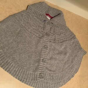 LOGG by H&M gray girls poncho
